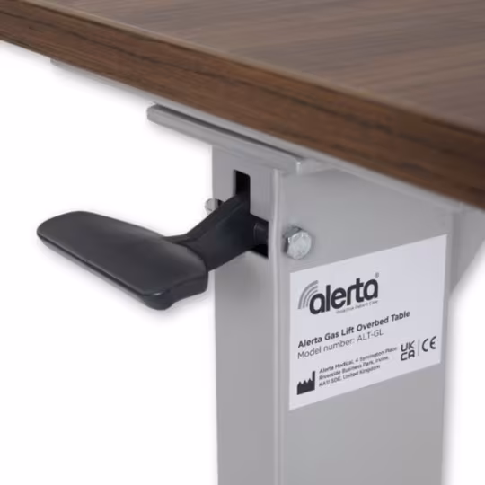 Alerta Gas Lift Overbed Wheelchair Table - Image 6