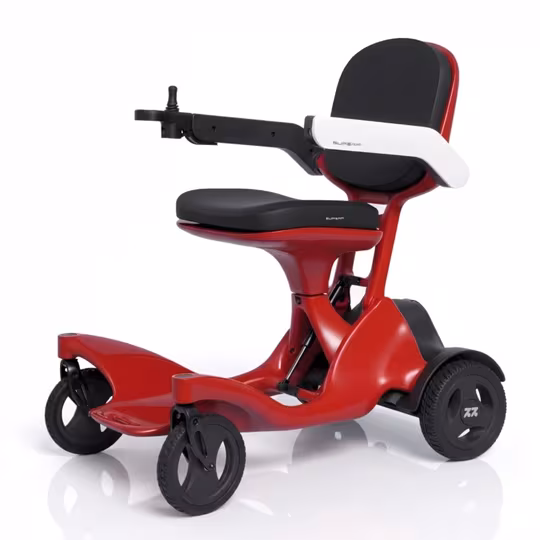 Carbon Fibre Folding Electric Wheelchair Black