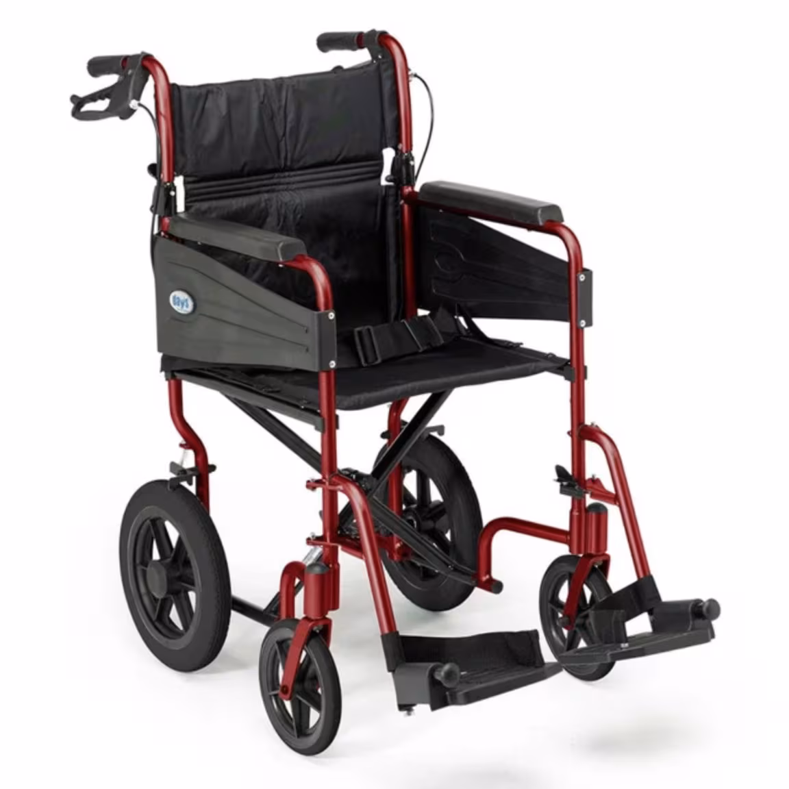 Escape Attend Lite Wheelchair Narrow - Silver Blue